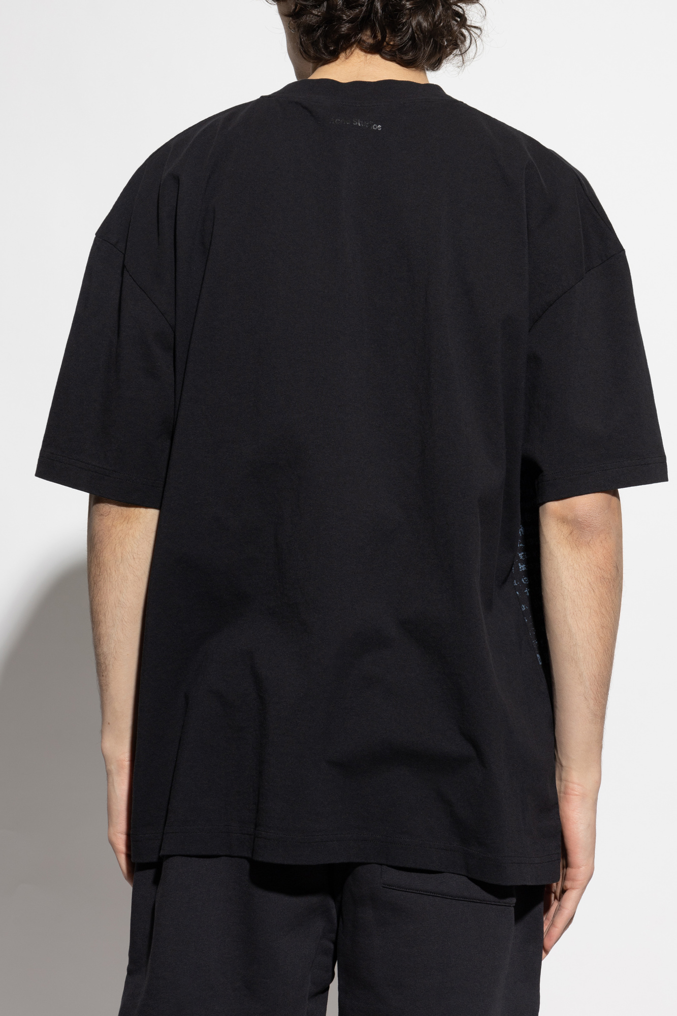 Black T-shirt with print Acne Studios - Vitkac AS